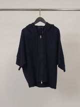 Gilet cape zippé à capuche – HY26088