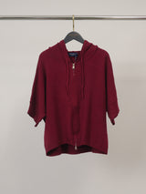 Gilet cape zippé à capuche – HY26088