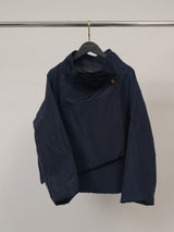 Veste imperméable à col drapé boutonné – HM7690
