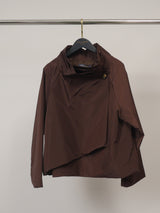 Veste imperméable à col drapé boutonné – HM7690