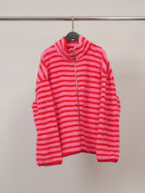 Veste peluche rayée zippée – SSG50751