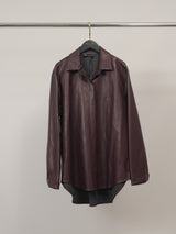 Chemise effet cuir ample – THS50320PE8