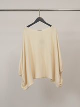 Pull en maille col bateau froncé – CA11840