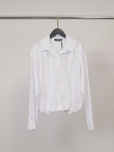 Chemise courte en coton, bas élastiqué – THS67626PN