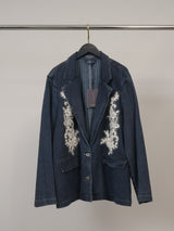 Blazer denim brodé – CSW3084