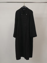 Manteau long en laine et cachemire à double boutonnage – DSY268853