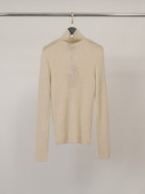 Pull en laine mérinos à col montant et coupe ajustée – DSYL88248