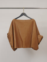 Blouse effet similicuir à col bateau – THS28126PE8