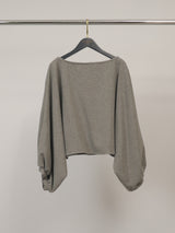 Tunique fluide col bateau à manches bouffantes – DB15368