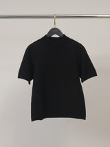Pull en maille à manches courtes, col rond – DSY0355