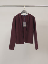 Veste courte à capuche en maille – DSY9510