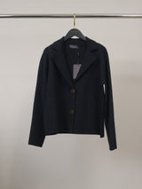 Veste en maille cintrée à col tailleur et boutons – DSY9775