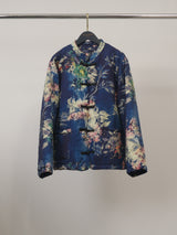 Veste à imprimé floral et boutons brandebourg – KD10027