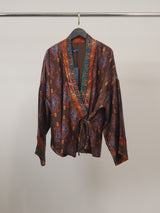 Kimono satiné baroque ceinturé – KD10003VS-49