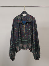 Veste fluide zippée à imprimé floral – KD10017VS-3