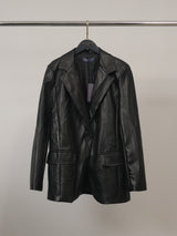 Blazer effet cuir à coupe droite – THS55320PE8