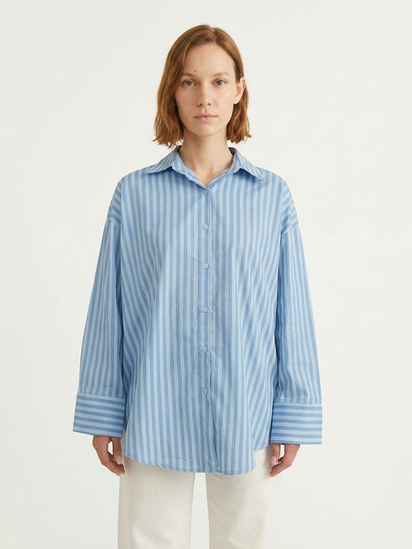 Chemise rayée oversize Carpe Diem SSC80933