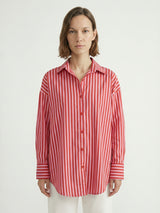Carpe Diem Oversized Striped Shirt SSC80933