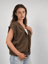 Gilet ouvert sans manches – SSG150111