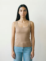 Load image into Gallery viewer, Sleeveless Ribbed Knit Tank Top, Slim Fit, SVD8006