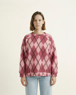 Load image into Gallery viewer, Wool sweater with diamond pattern, soft cut TDM11522-3