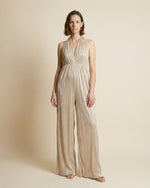 Load image into Gallery viewer, Sleeveless pleated jumpsuit with a fluid cut TDM20123-2