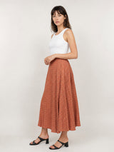 Jupe fluide en viscose TDM31919-29