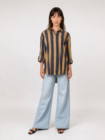 Load image into Gallery viewer, Chemise en coton à rayures larges TDM50320-5