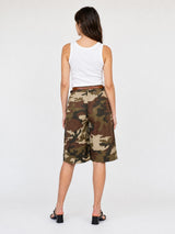 Pantalon court camouflage avec ceinture TDM52325-4