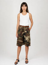 Pantalon court camouflage avec ceinture TDM52325-4