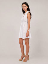 Robe courte dos nu élastiquée TDM60026