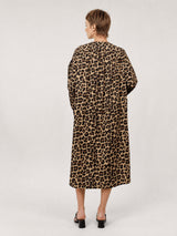 Robe léopard à volant – TDM65326