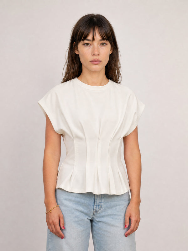 Top structuré coupe ajustée TDM71725-2
