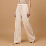 Pantalon large taille élastique avec cordon – TDM96225