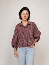 Chemise-veste oversize effet tweed — THS38726CH11