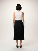 Jupe plissée ceinturée – THS63419SM