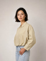 Blouson court à ligne souple, bas élastiqué — THS82025