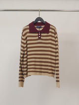 Pull rayé col polo HYC91026