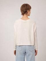 Pull souple à poches plaquées YF17061