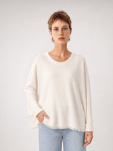 Poncho fluide à franges YF570113