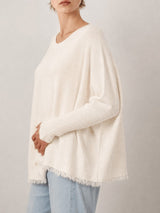 Poncho fluide à franges YF570113