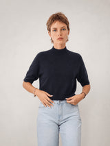 Pull col montant manches courtes YF570117
