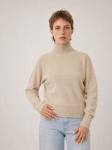 Pull col montant côtelé YF570284