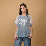 Only You Two-Tone Lace T-Shirt BCG03208