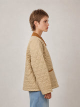 Veste matelassée à col côtelé KD9971-2
