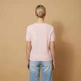 Pull texturé manches courtes YF570937