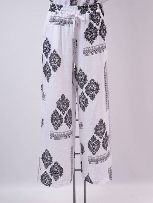 Pantalon En Lin 5290