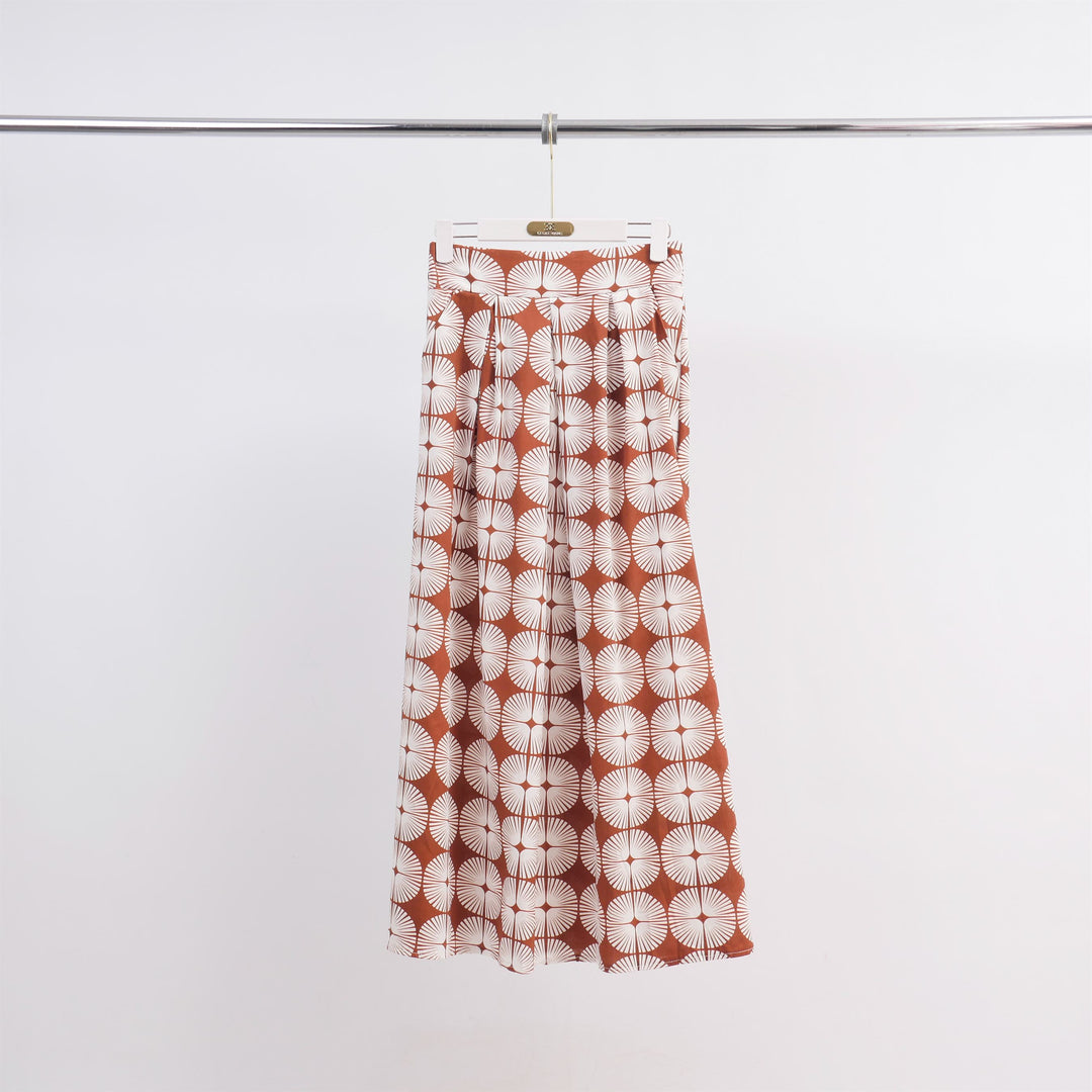 Jupe trapèze mi-longue 19323-2