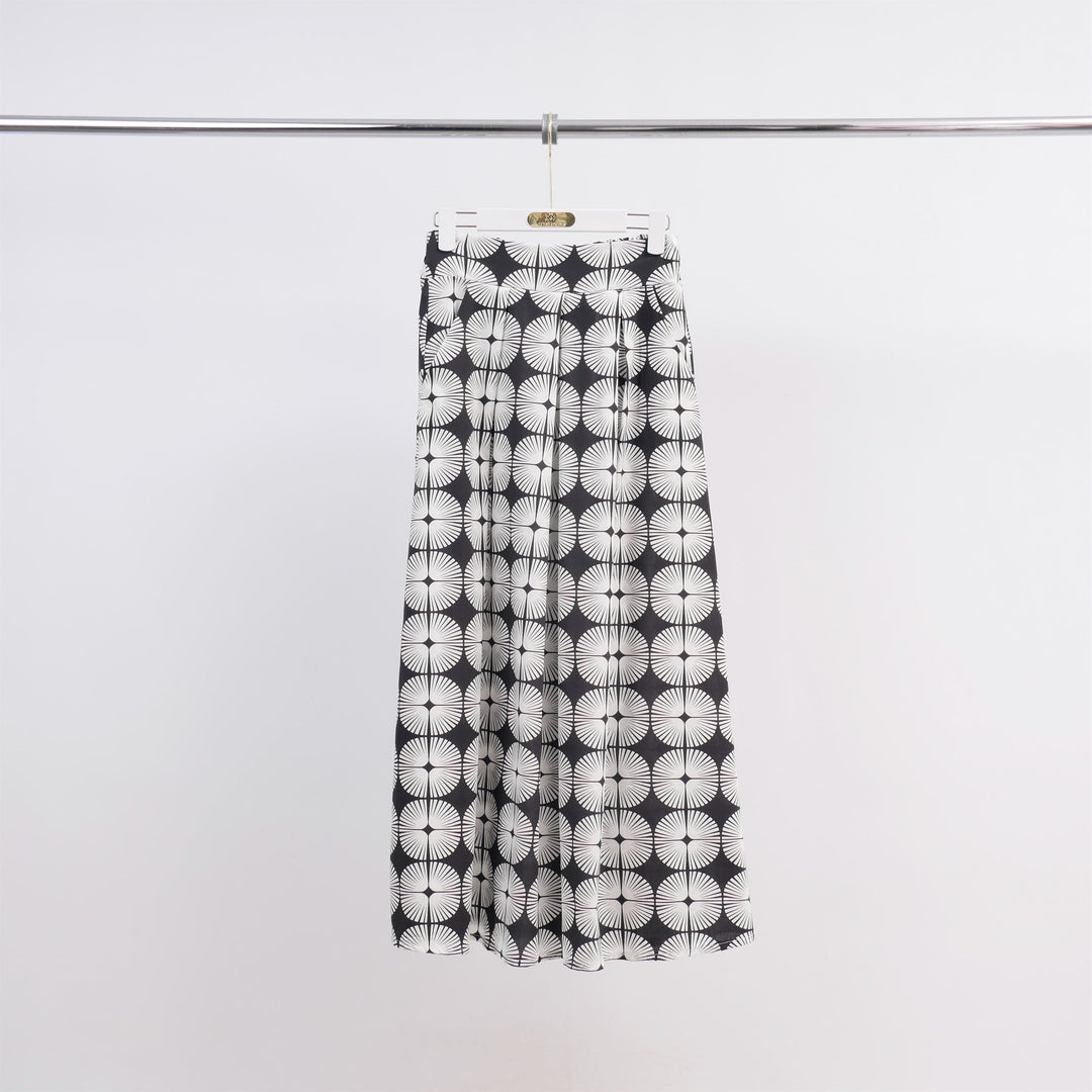 Jupe trapèze mi-longue 19323-2