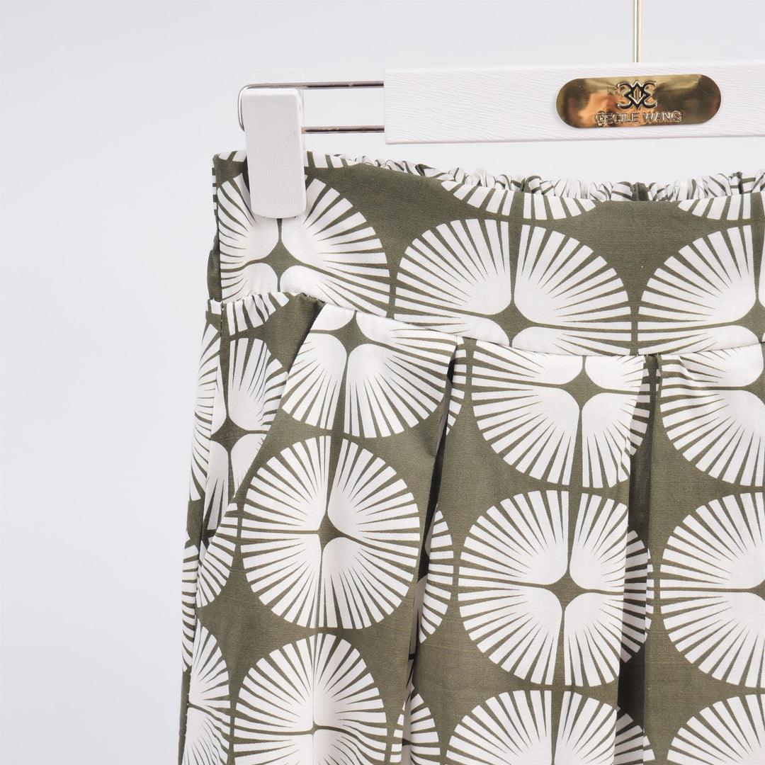 Jupe trapèze mi-longue 19323-2